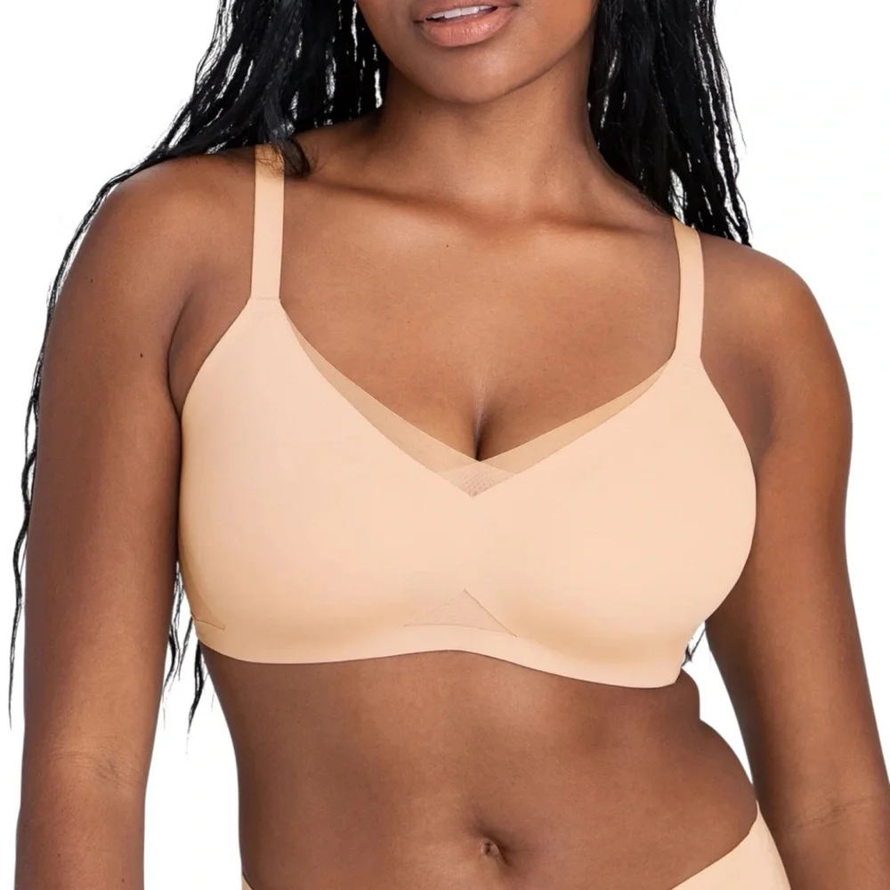 Honeylove CrossOver Wireless Padded Bra Size XL